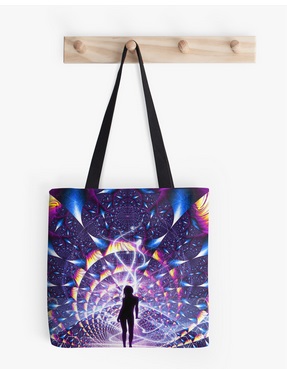 earthing transformation tote bag
